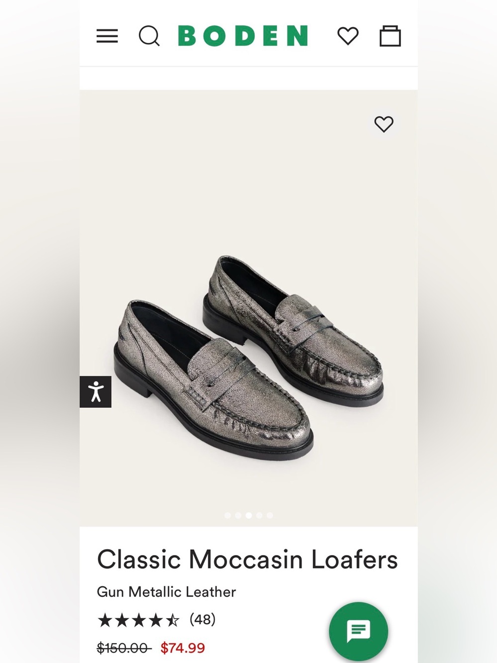 Boden Classic Moccasin Loafers
